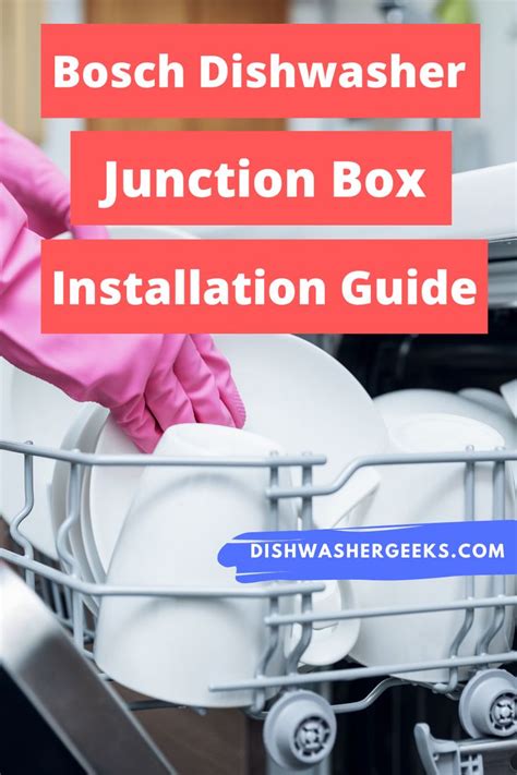 Installing dishwasher junction boxes 